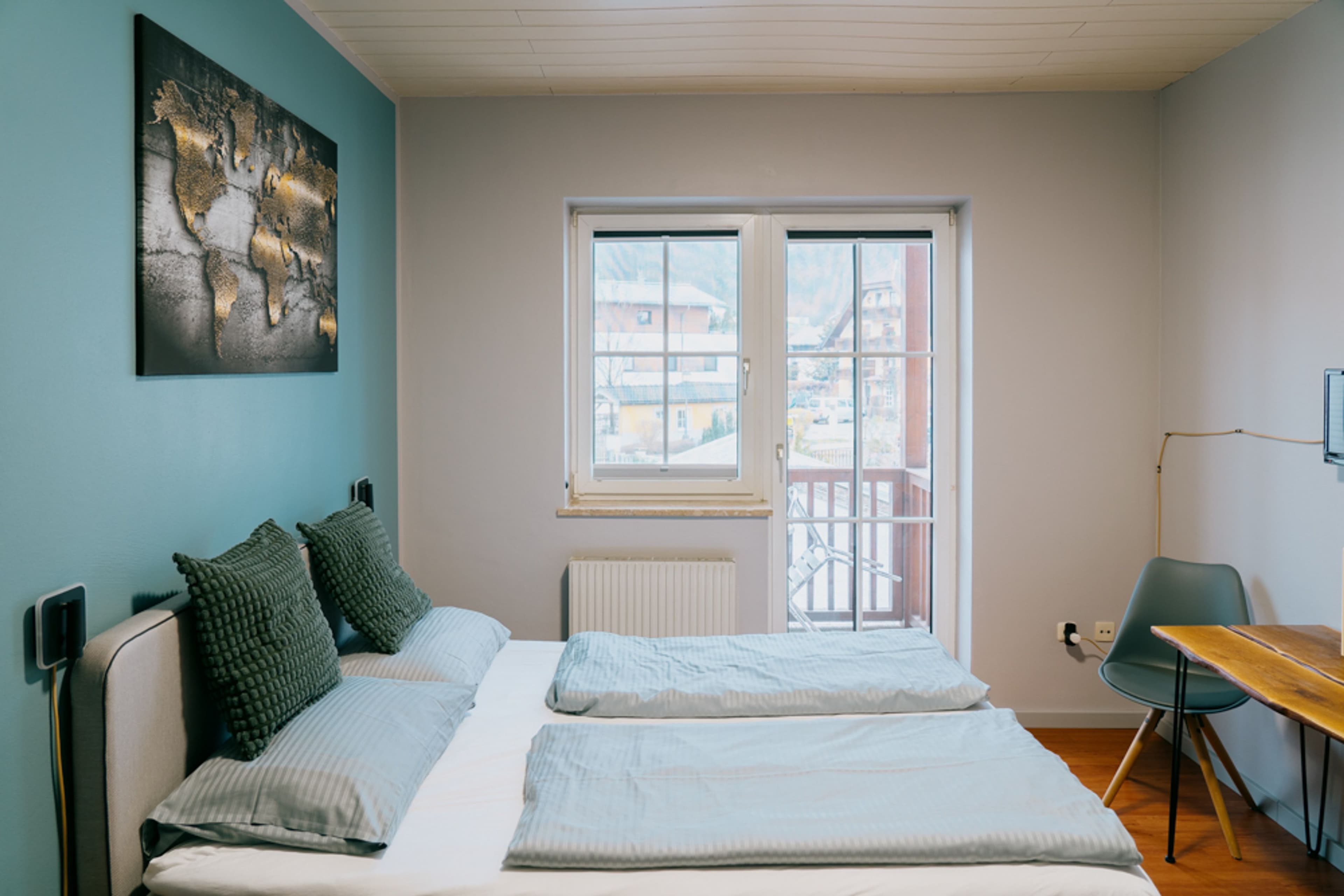 Apartment 4 mit Balkon und Blick auf den Untersberg
