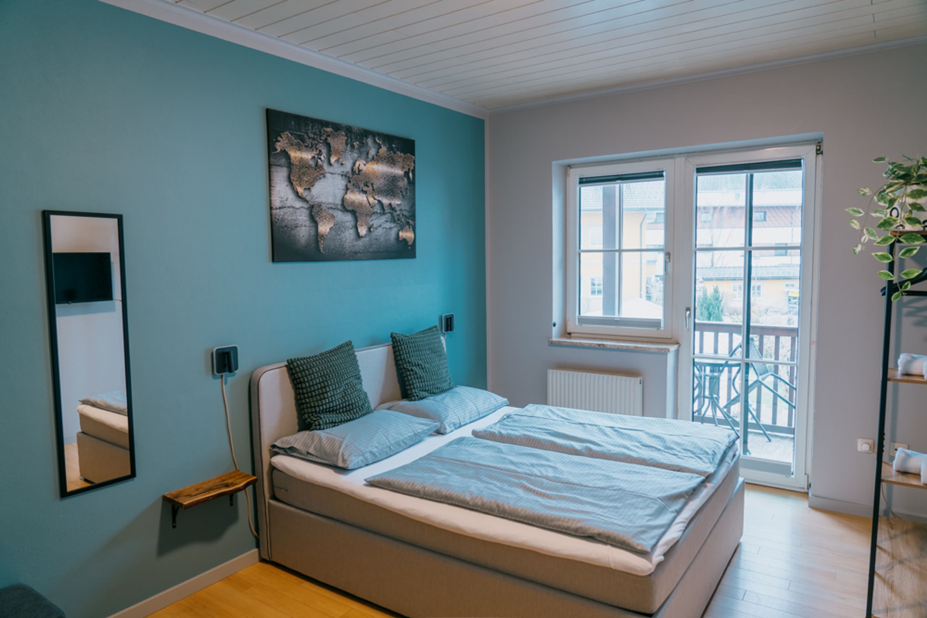 Apartment 6 mit Balkon und Blick auf den Untersberg